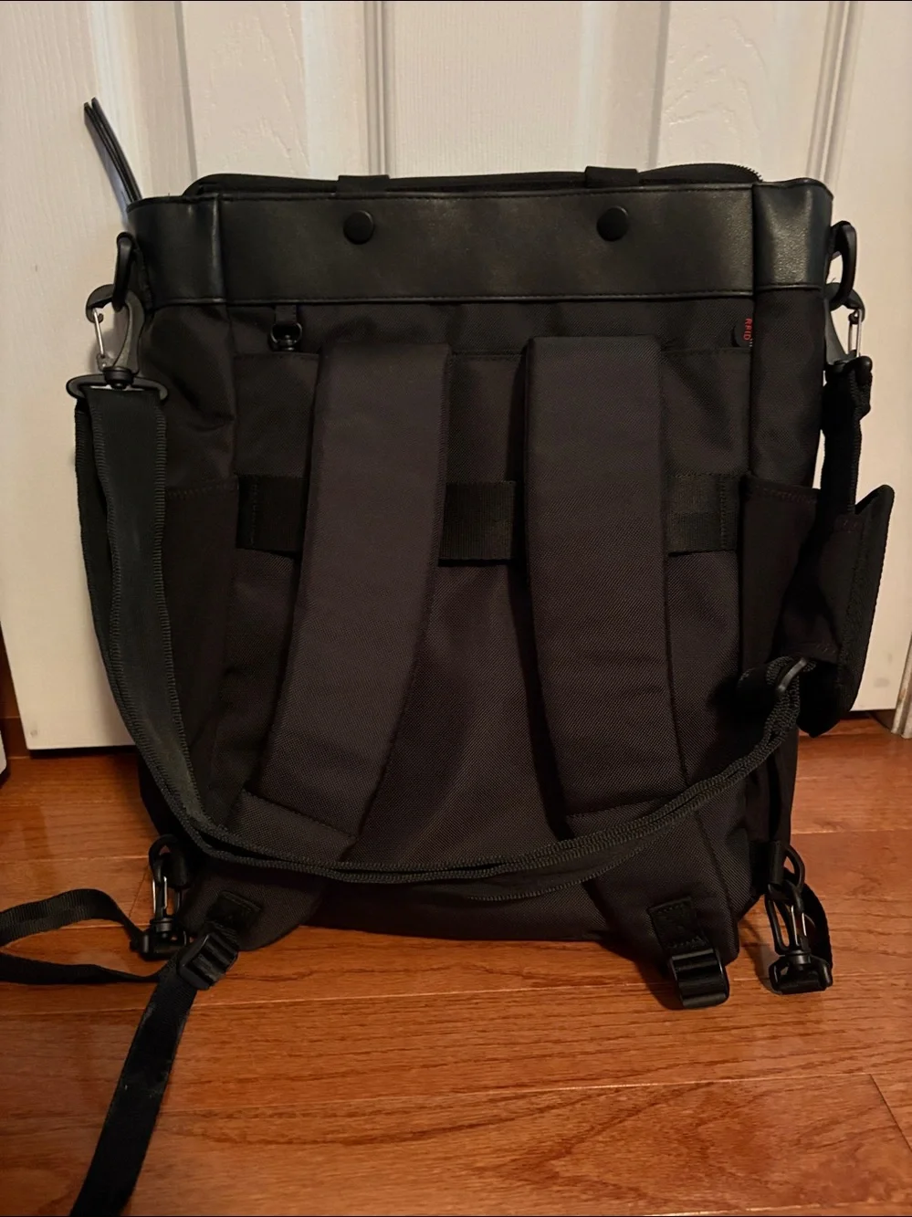 Sherpani Black Convertible Backpack Tote